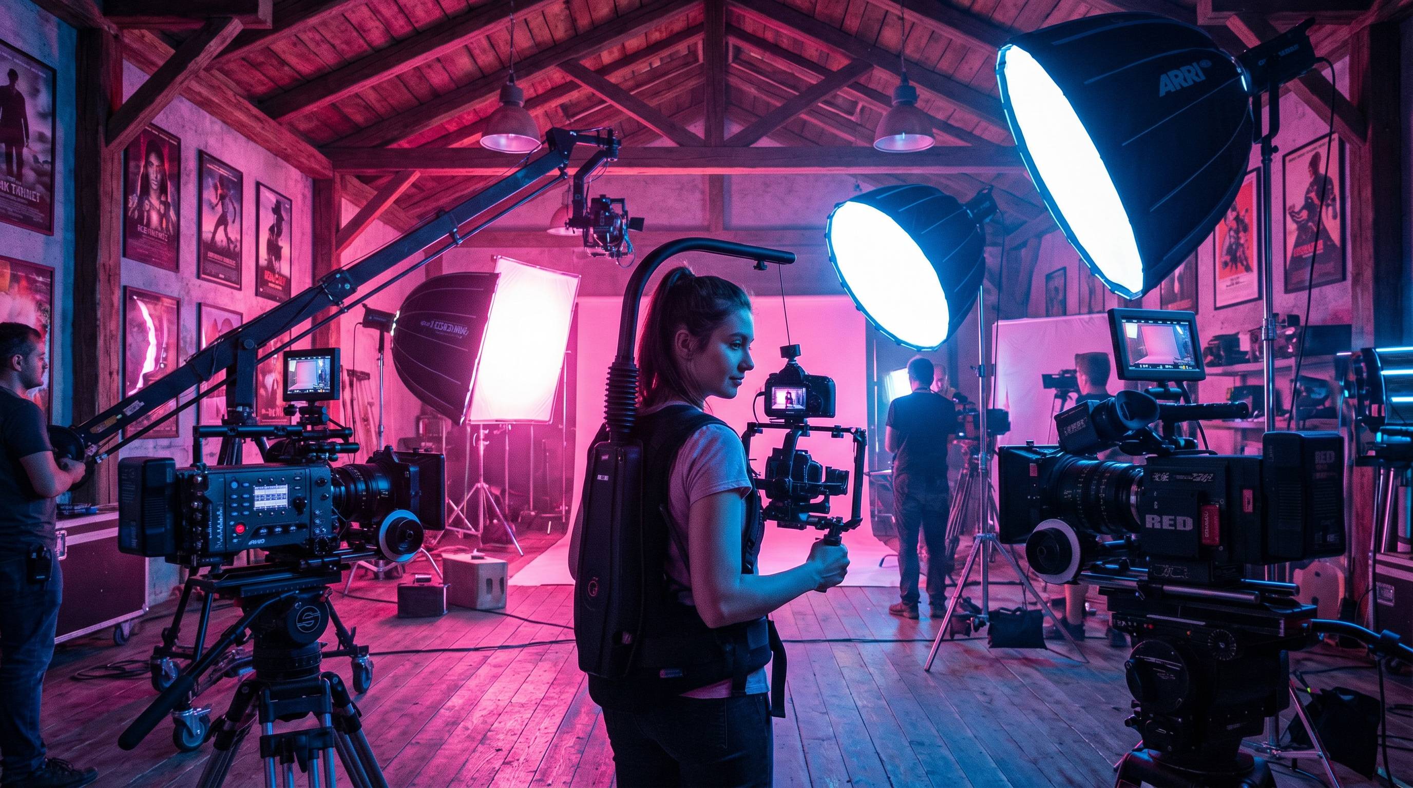 海角视频演示：专业影棚布光与拍摄技巧